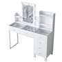 Hanah Home Mesa de Maquillaje BJ141 - 3837 Blanca con 9 Focos